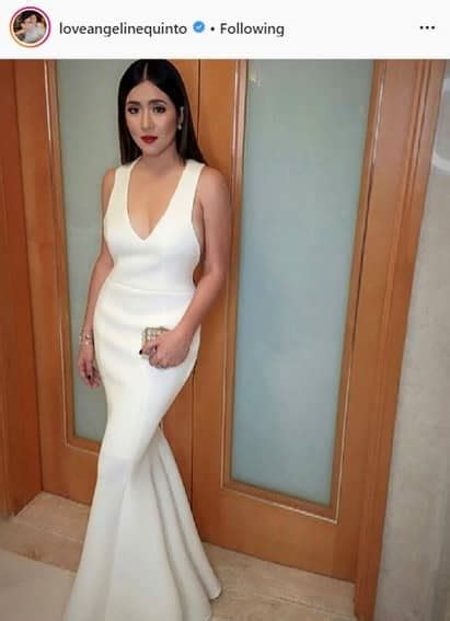 Photos of Angeline Quinto showing some skin .